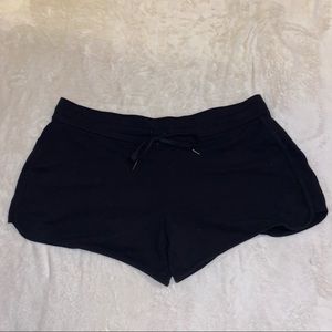 Black lounge shorts